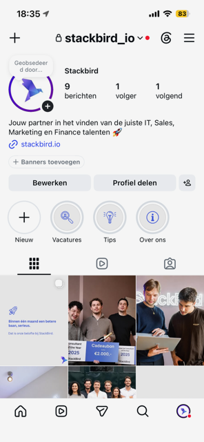 Stackbird Instagram concept - 1