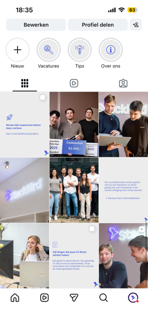 Stackbird Instagram concept - 2