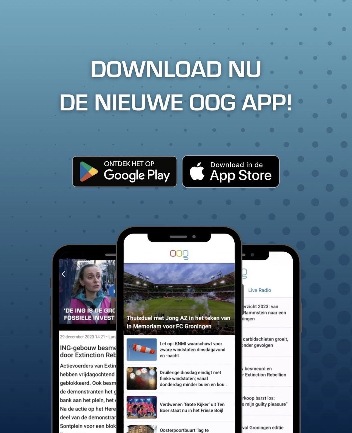 OOG app promotiecontent
